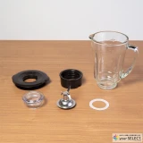 ミキサーカップは簡単に解体ができ、容易に洗浄が可能