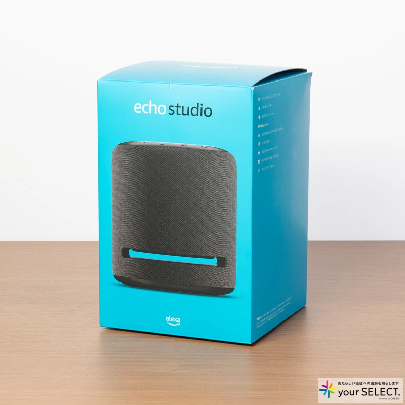 Amazon / Echo Studioのパッケージ 表面