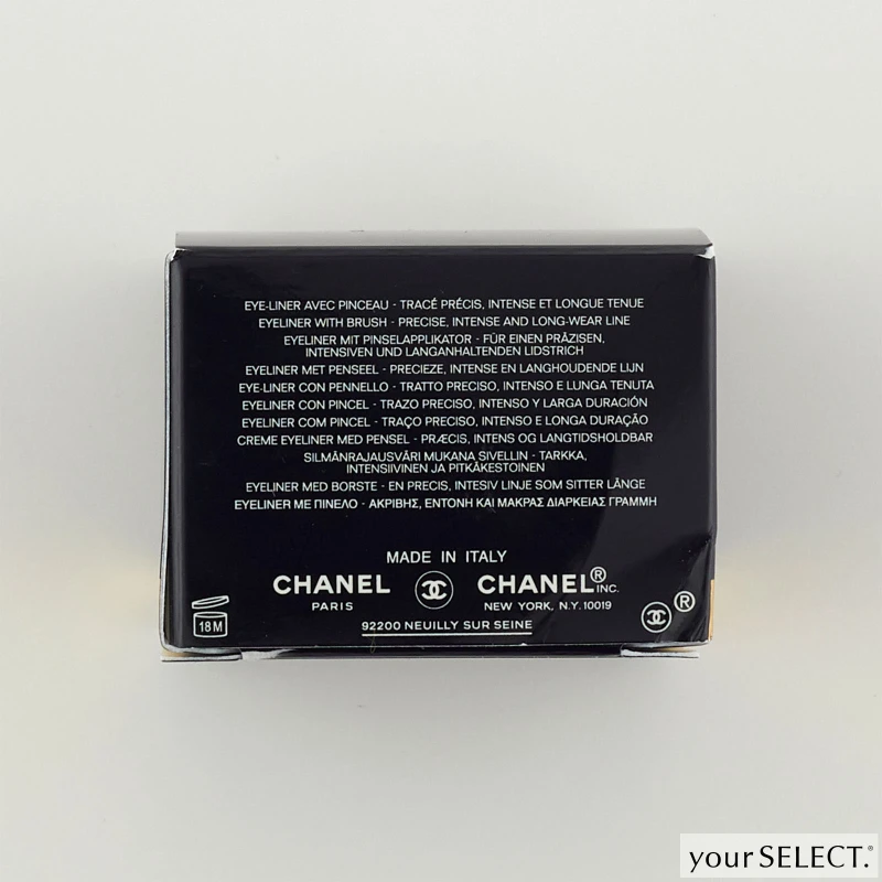 CHANEL / カリグラフィー ドゥ シャネルのパッケージ裏面